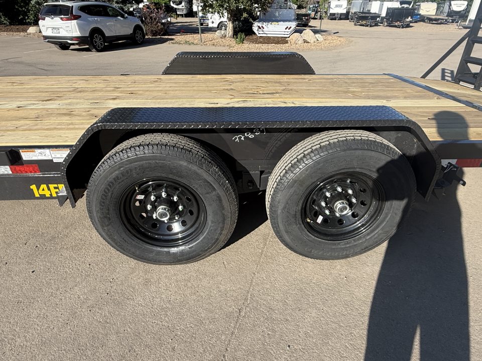 New 2026 Big Tex 7x20 (2) 7k Axles Flatbed Trailer