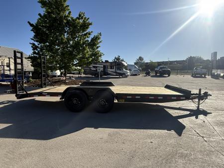 New 2026 Big Tex 7x20 (2) 7k Axles Flatbed Trailer