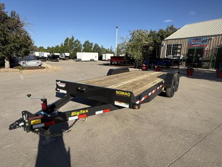 New 2026 Big Tex 7x20 (2) 7k Axles Flatbed Trailer