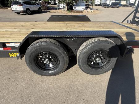 New 2026 Big Tex 7x20 (2) 7k Axles Flatbed Trailer