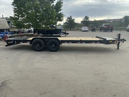 New 2026 Big Tex 14EH-20D3A-MRBK Flatbed Trailer
