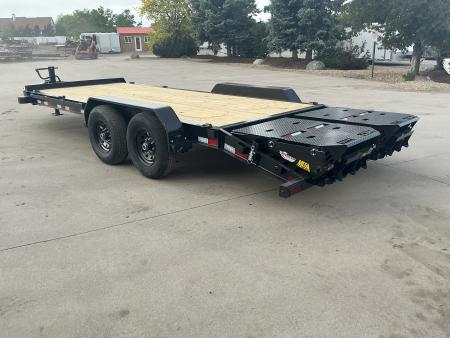 New 2026 Big Tex 14EH-20D3A-MRBK Flatbed Trailer