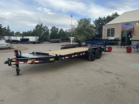 New 2026 Big Tex 14EH-20D3A-MRBK Flatbed Trailer