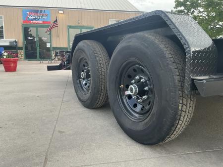 New 2026 Big Tex 14EH-20D3A-MRBK Flatbed Trailer