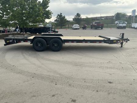 New 2026 Big Tex 14EH-20D3A-MRBK Flatbed Trailer