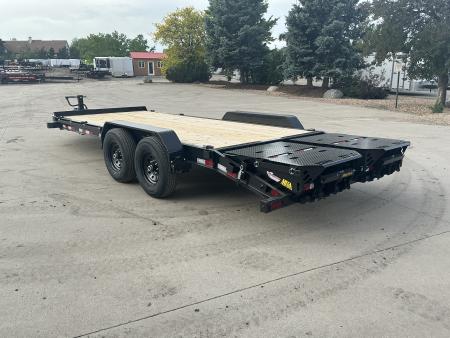 New 2026 Big Tex 14EH-20D3A-MRBK Flatbed Trailer