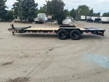 New 2026 Big Tex 14EH-20D3A-MRBK Flatbed Trailer