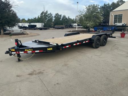 New 2026 Big Tex 14EH-20D3A-MRBK Flatbed Trailer
