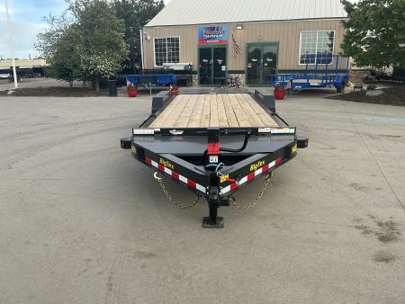 New 2026 Big Tex 14EH-20D3A-MRBK Flatbed Trailer