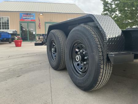 New 2026 Big Tex 14EH-20D3A-MRBK Flatbed Trailer