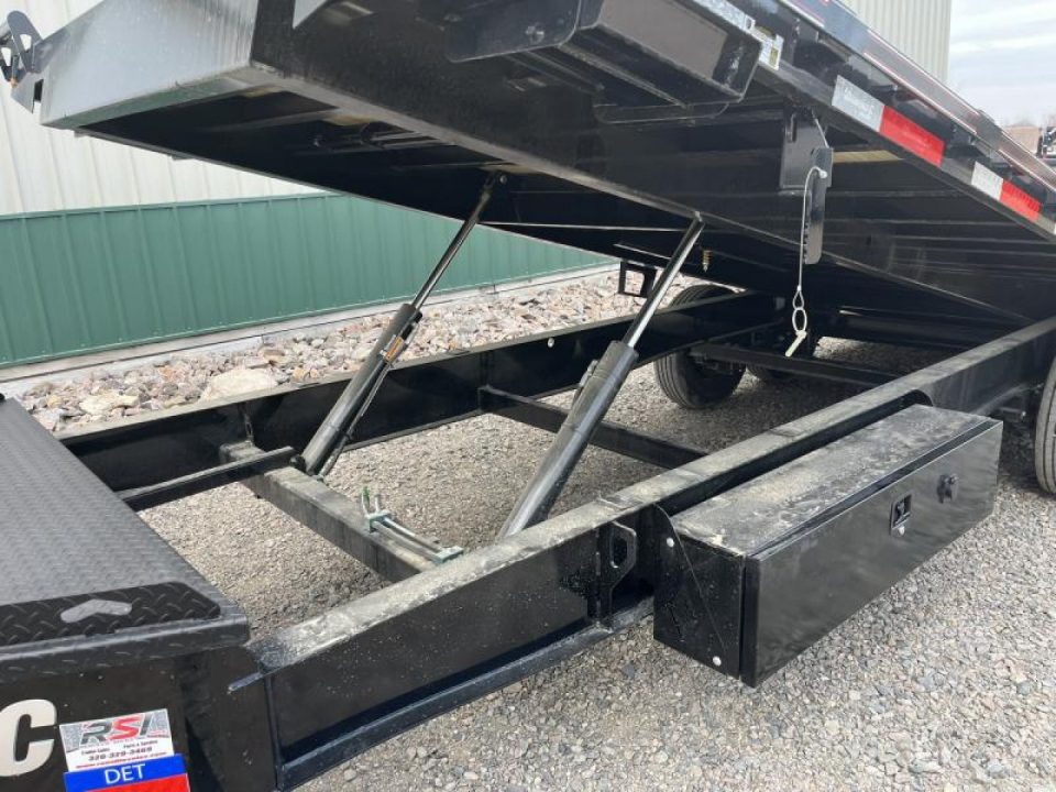 New 2026 24' 14k Diamond C Deckover Tilt Trailer