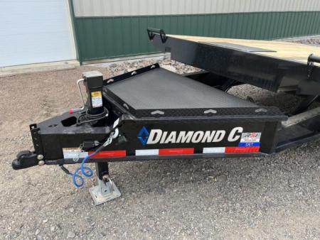 New 2026 24' 14k Diamond C Deckover Tilt Trailer