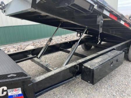 New 2026 24' 14k Diamond C Deckover Tilt Trailer