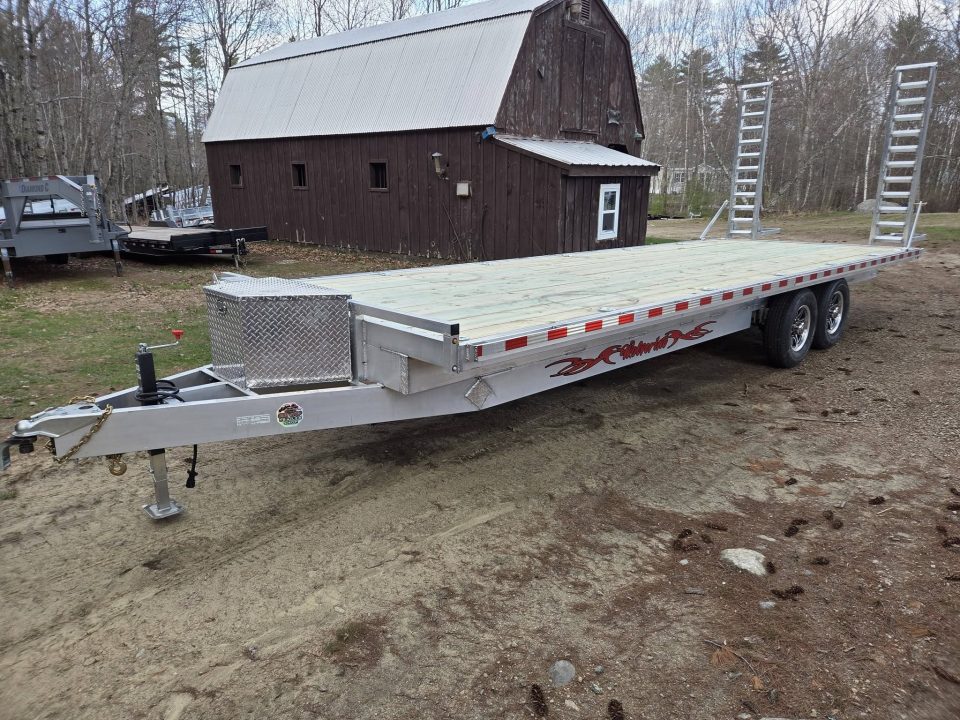 New 2026 Wolverine 8.5X24 ALUMINUM DECK OVER EQUIPMET TRIALER 14,000LB GVWR Equipment Trailer