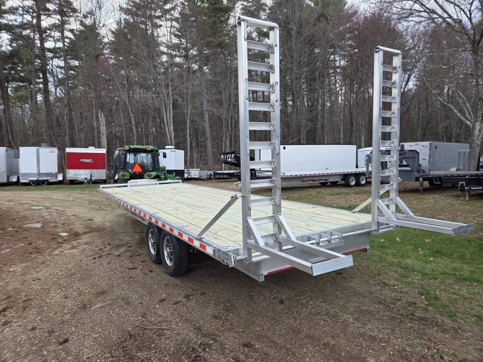 New 2026 Wolverine 8.5X24 ALUMINUM DECK OVER EQUIPMET TRIALER 14,000LB GVWR Equipment Trailer