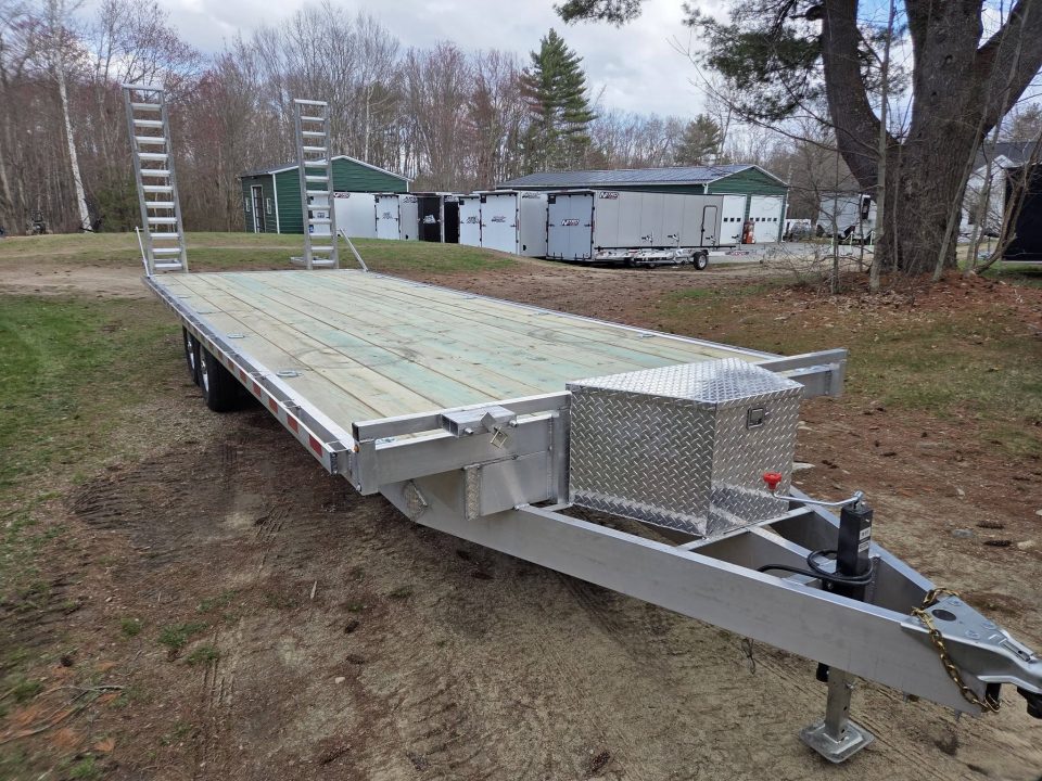 New 2026 Wolverine 8.5X24 ALUMINUM DECK OVER EQUIPMET TRIALER 14,000LB GVWR Equipment Trailer