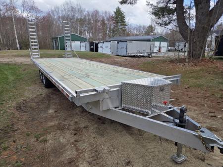 New 2026 Wolverine 8.5X24 ALUMINUM DECK OVER EQUIPMET TRIALER 14,000LB GVWR Equipment Trailer