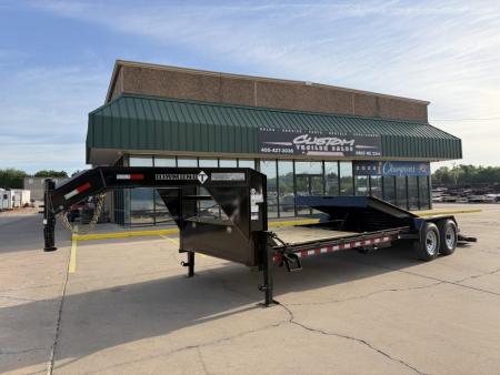 New #037824 2026 DIAMOND T HDSKP1608TDGN 24 X 83 TANDEM AXLE 16K GOOSENECK EQUIPMENT TILT DECK TRAILER