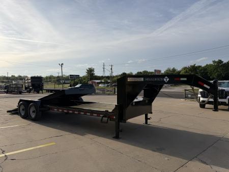 New #037824 2026 DIAMOND T HDSKP1608TDGN 24 X 83 TANDEM AXLE 16K GOOSENECK EQUIPMENT TILT DECK TRAILER
