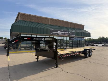 New #037824 2026 DIAMOND T HDSKP1608TDGN 24 X 83 TANDEM AXLE 16K GOOSENECK EQUIPMENT TILT DECK TRAILER