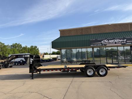 New #037824 2026 DIAMOND T HDSKP1608TDGN 24 X 83 TANDEM AXLE 16K GOOSENECK EQUIPMENT TILT DECK TRAILER