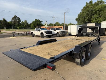 New #037824 2026 DIAMOND T HDSKP1608TDGN 24 X 83 TANDEM AXLE 16K GOOSENECK EQUIPMENT TILT DECK TRAILER
