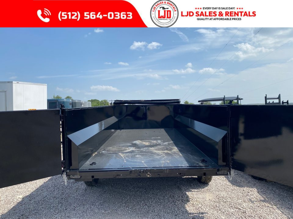 New 2026 Texas Pride -Tarp - 16'x3' Dump Trailer- Ramps - 3/16" Floor