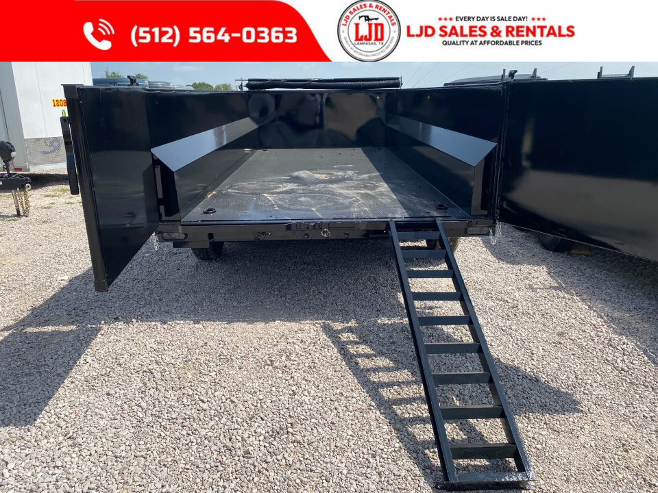 New 2026 Texas Pride -Tarp - 16'x3' Dump Trailer- Ramps - 3/16" Floor