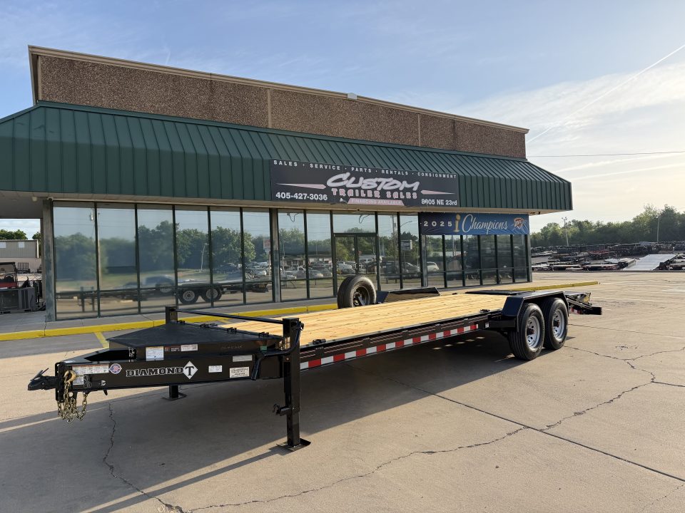 New #037825 2026 DIAMOND T HDSKP1608 24 X 83 HEAVY DUTY SKID PRO 16K EQUIPMENT HAULER W/ MAXX RAMPS