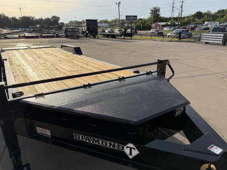 New #037825 2026 DIAMOND T HDSKP1608 24 X 83 HEAVY DUTY SKID PRO 16K EQUIPMENT HAULER W/ MAXX RAMPS