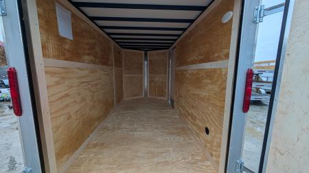 New 2026 Homesteader 6x10 Intrepid V-Nose Cargo Trailer w/ Barn Doors