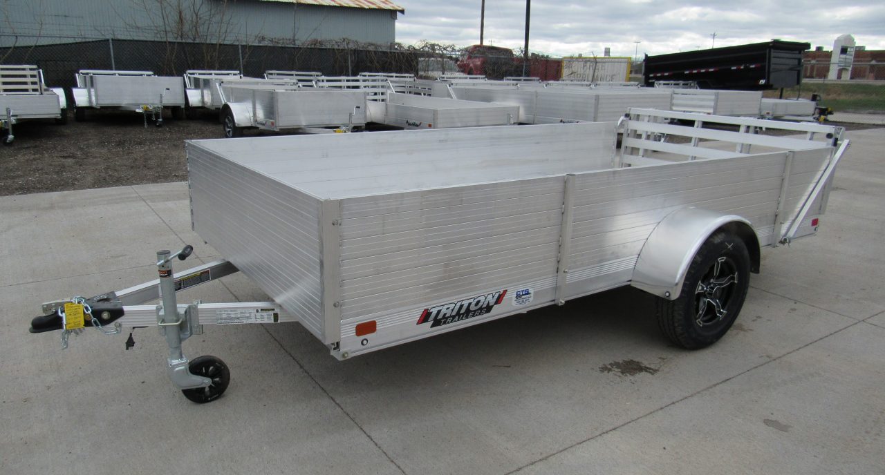 New 2026 Triton Trailers 6x12ft Aluminum Utility