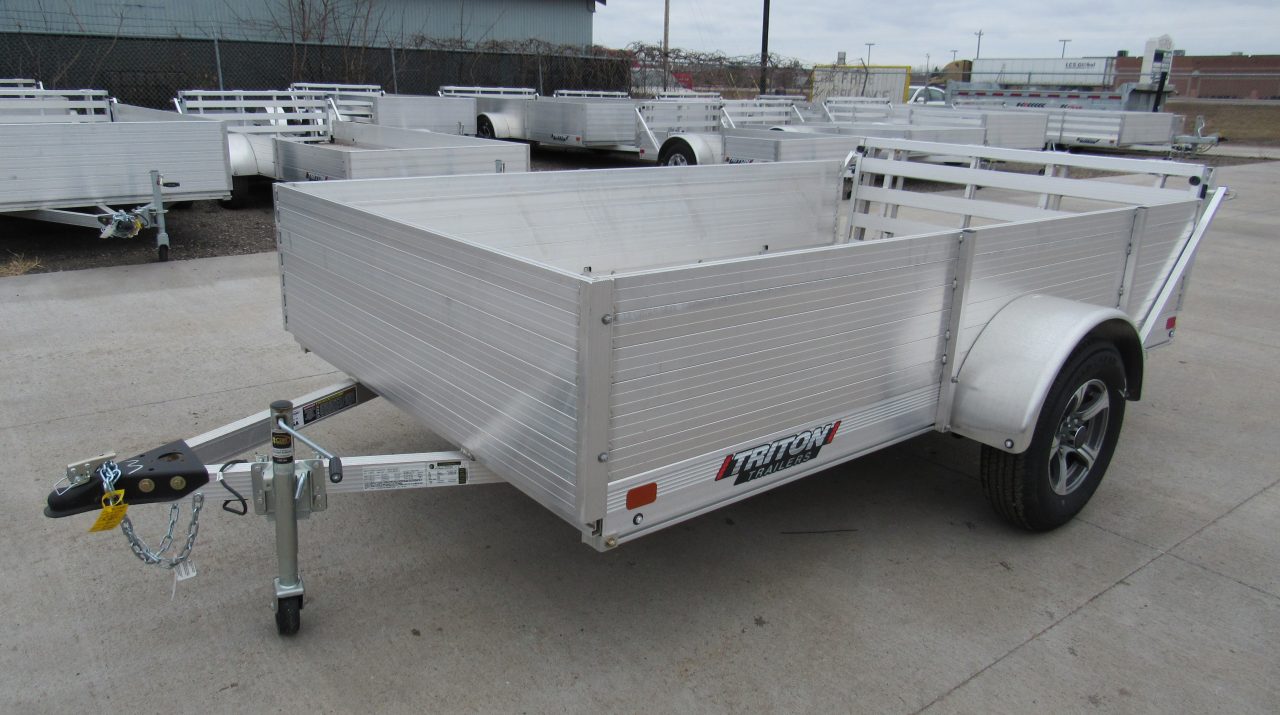 New 2026 Triton Trailers 6x10ft Aluminum Utility Utility Trailer