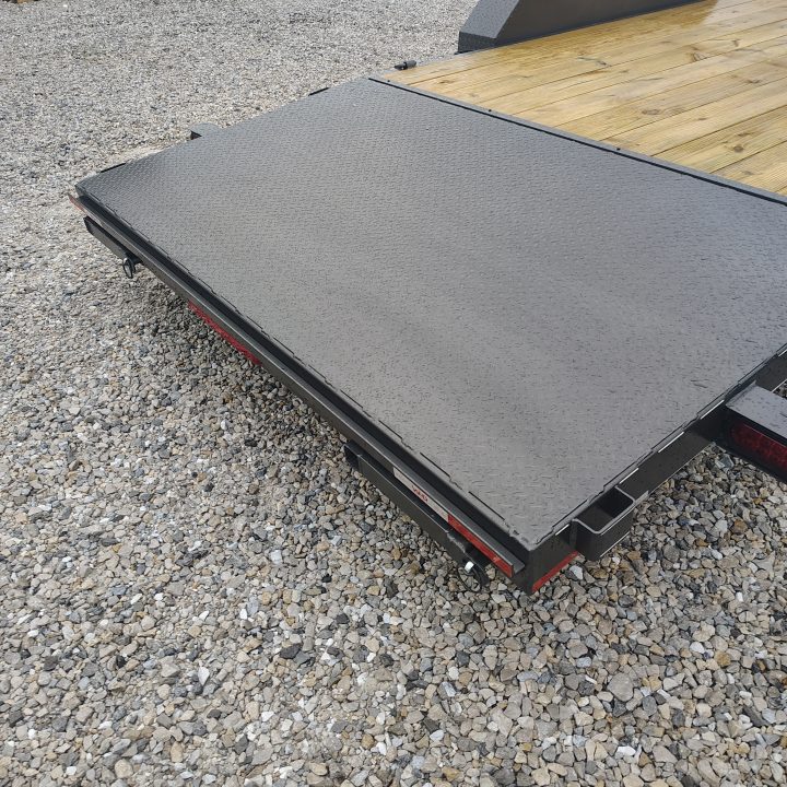New 2026 WD Trailers 83x24 TA , 2' metal dovetail, 5.2k axles, Slide in ramps, Diamond Series Car Hauler