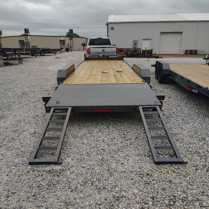 New 2026 WD Trailers 83x24 TA , 2' metal dovetail, 5.2k axles, Slide in ramps, Diamond Series Car Hauler
