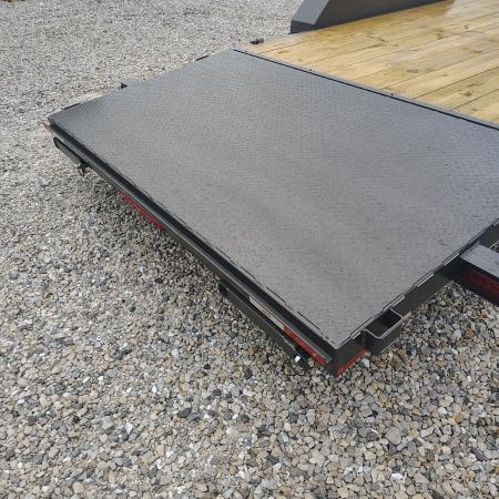 New 2026 WD Trailers 83x24 TA , 2' metal dovetail, 5.2k axles, Slide in ramps, Diamond Series Car Hauler