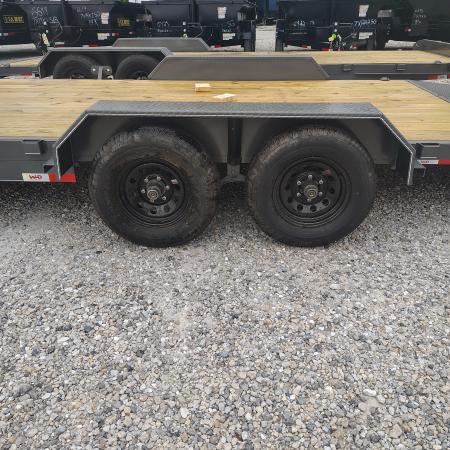 New 2026 WD Trailers 83x24 TA , 2' metal dovetail, 5.2k axles, Slide in ramps, Diamond Series Car Hauler