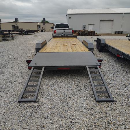 New 2026 WD Trailers 83x24 TA , 2' metal dovetail, 5.2k axles, Slide in ramps, Diamond Series Car Hauler