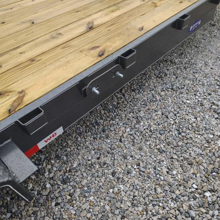 New 2026 WD Trailers 83x24 TA , 2' metal dovetail, 5.2k axles, Slide in ramps, Diamond Series Car Hauler