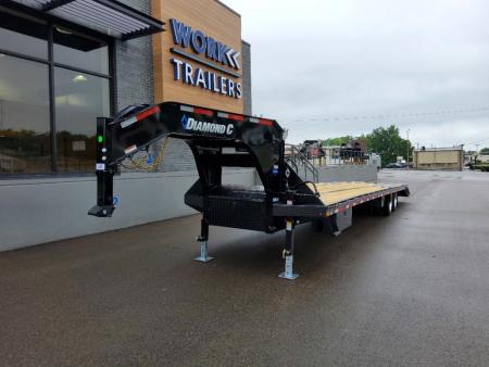 New 2026 Diamond C Trailers FMAX212MR Flatbed Trailer
