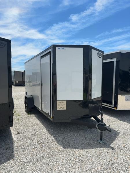 New 2026 Impact Trailers 6 x 14 Quake Flat Top V-Nose 3K