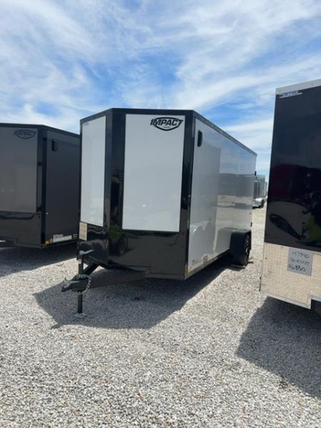 New 2026 Impact Trailers 6 x 14 Quake Flat Top V-Nose 3K