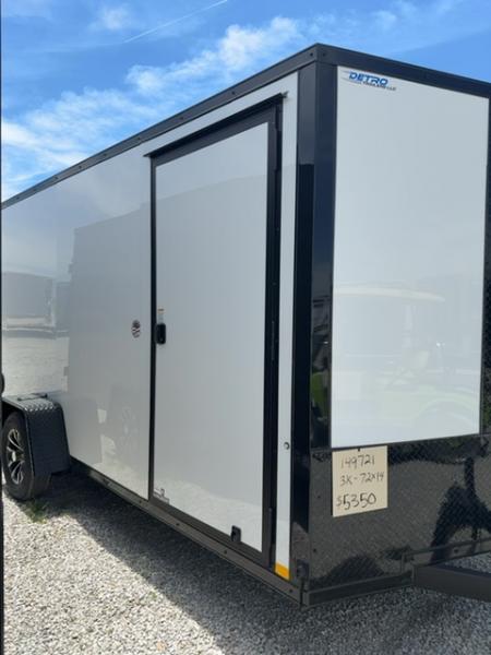 New 2026 Impact Trailers 6 x 14 Quake Flat Top V-Nose 3K