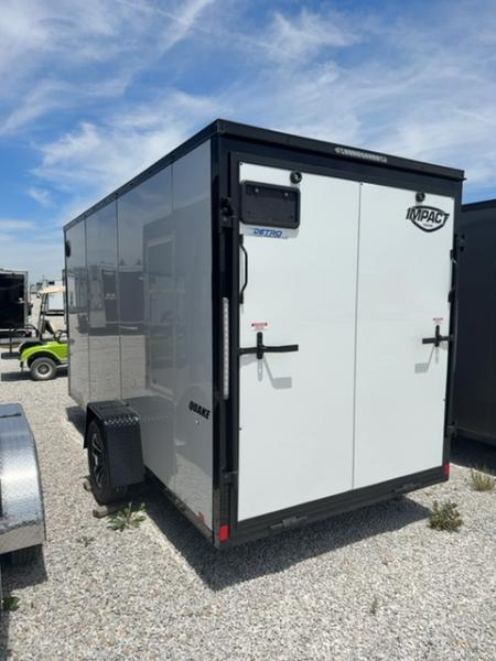 New 2026 Impact Trailers 6 x 14 Quake Flat Top V-Nose 3K