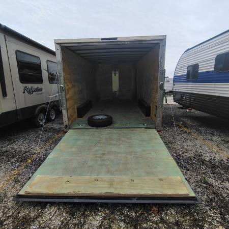 Used 2024 Arising 8.5x16 TA, 7' interior height , 52k axles, .030 exterior, 52k axles, Spare tire included Cargo / Enclosed Trailer