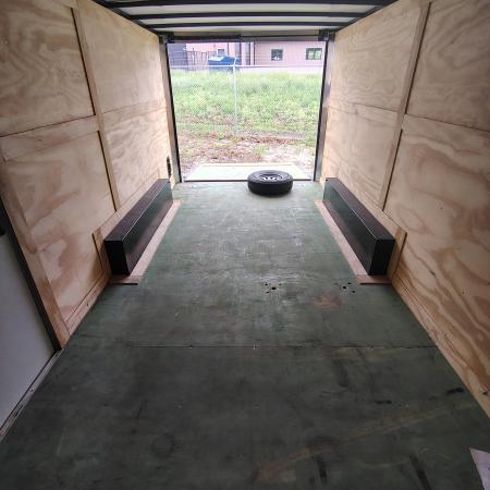 Used 2024 Arising 8.5x16 TA, 7' interior height , 52k axles, .030 exterior, 52k axles, Spare tire included Cargo / Enclosed Trailer