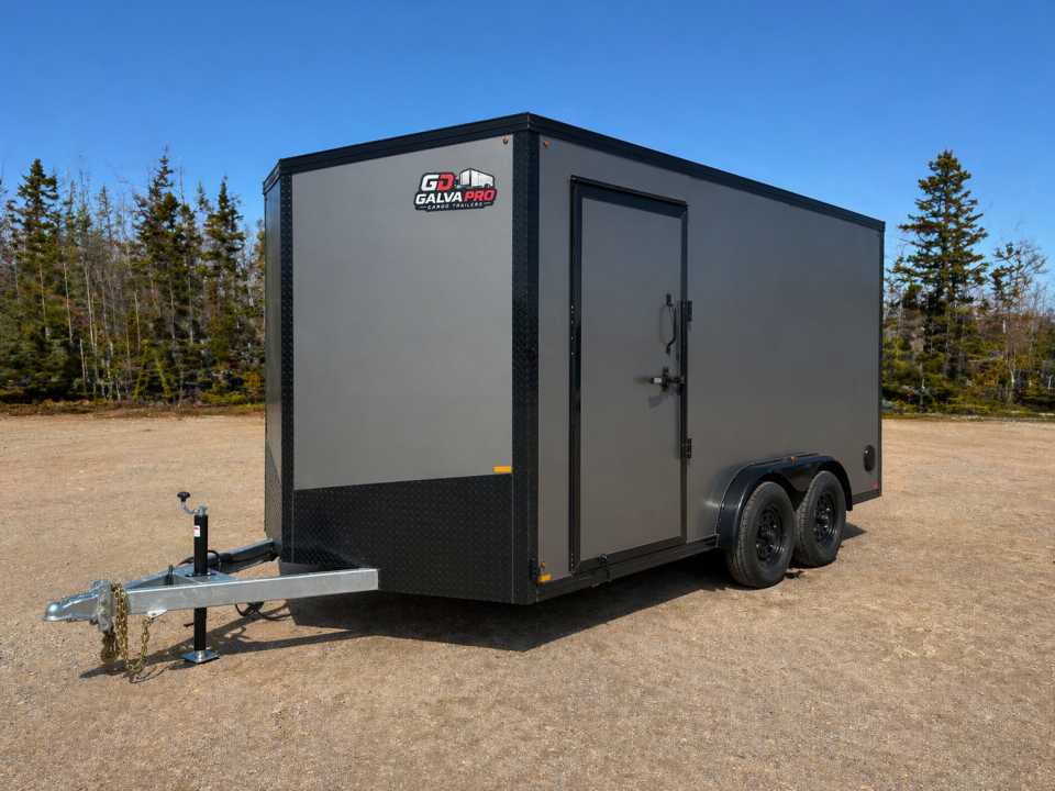 New 2026 7.5 x 14' Galvanized frame Cargo / Enclosed Trailer
