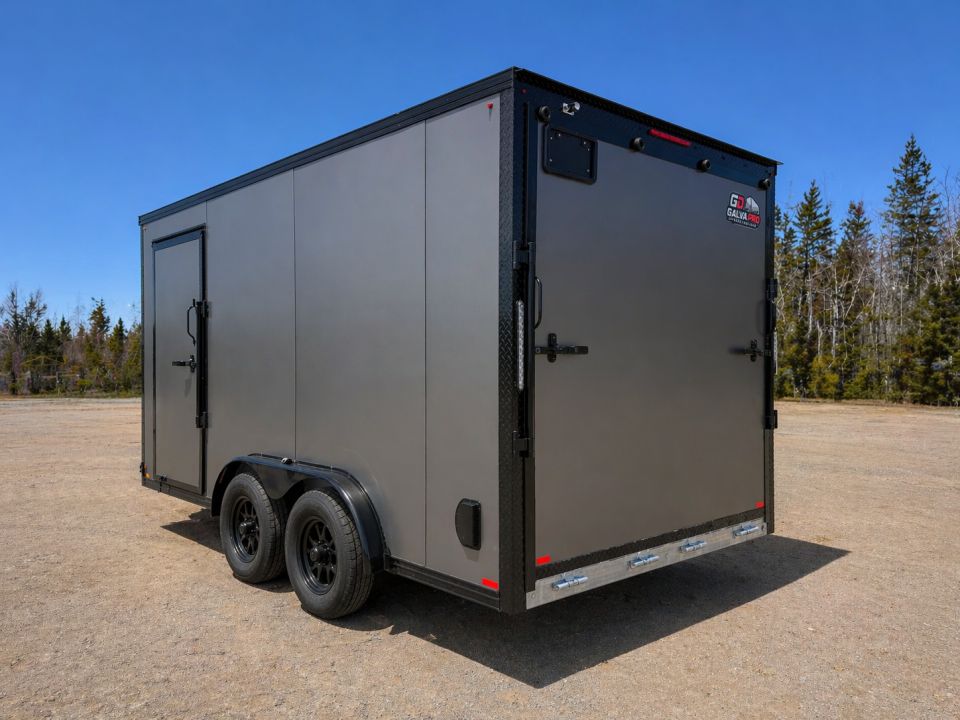 New 2026 7.5 x 14' Galvanized frame Cargo / Enclosed Trailer