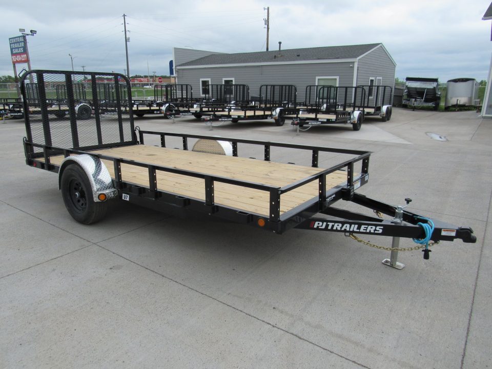 New 2026 PJ Trailers 77'x14ft 5200# Axle Utility Trailer