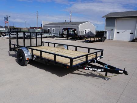 New 2026 PJ Trailers U8 83"x14ft 5200# Axle Utility Trailer